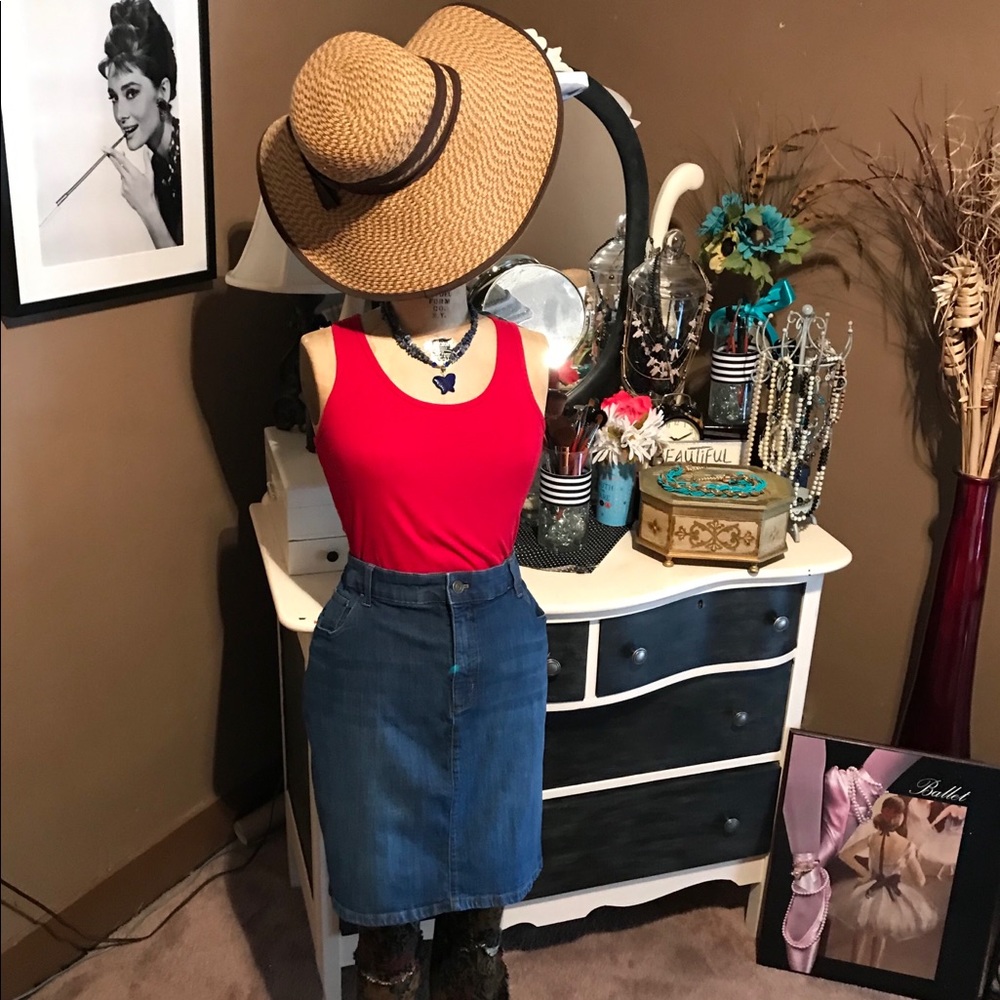 Women's  Classic Denim Skort